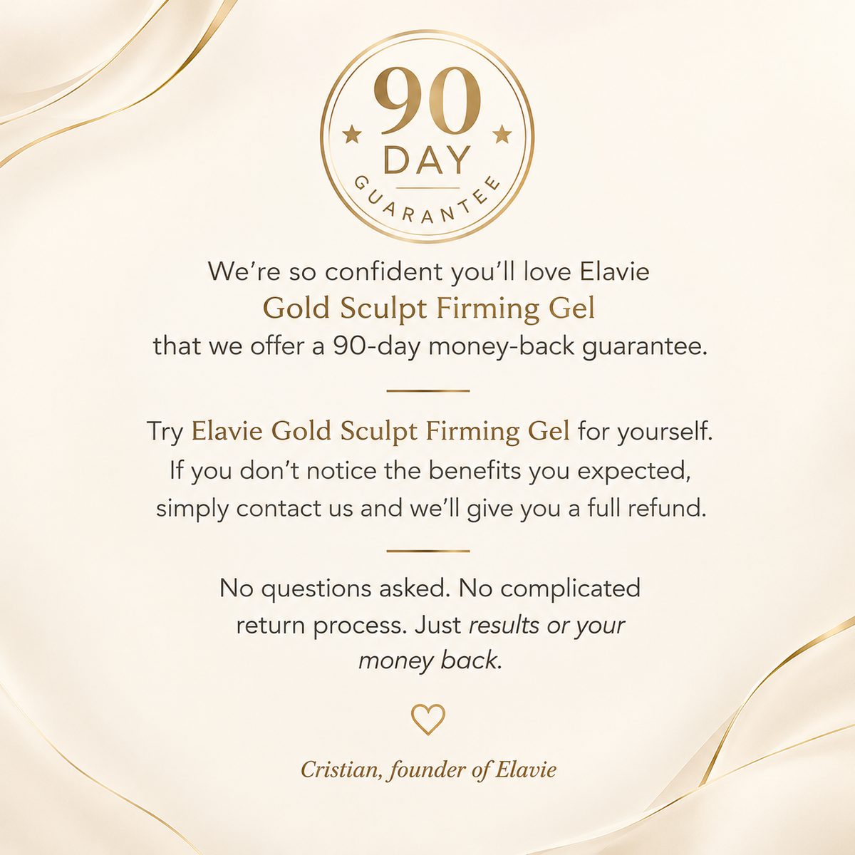 Elavie Gold Sculpt Firming Gel